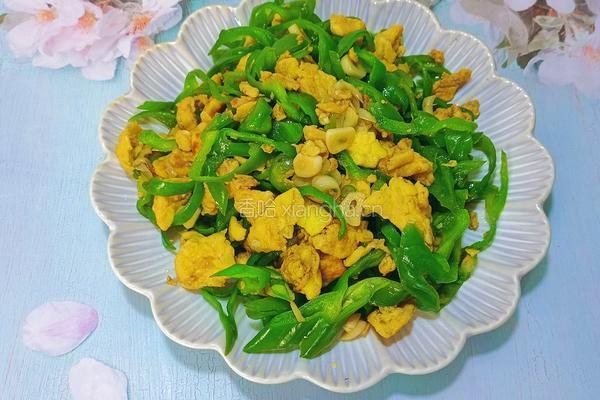 青椒炒鸡蛋的做法图解15