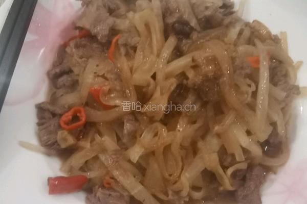 萝卜丝炒牛肉的做法图解6