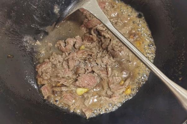 萝卜丝炒牛肉的做法图解4