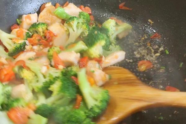 鸡肉西兰花的做法图解8