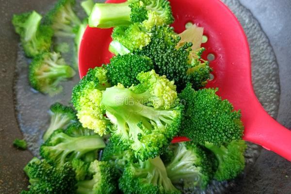 西蓝花炒虾仁的做法图解4
