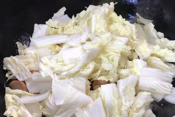 肉肠烧大白菜的做法图解6