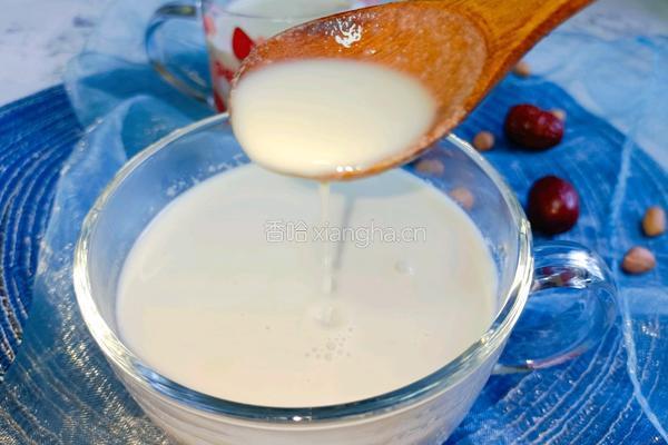 花生黄豆小米豆浆的做法图解6