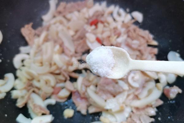 清水笋炒肉片的做法图解5