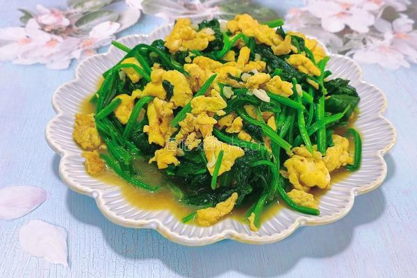 菠菜炒鸡蛋的做法图解13