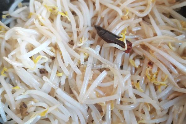 醋炒绿豆芽的做法图解13