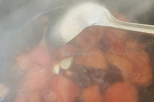 西红柿金针菇鸡蛋汤的做法图解7