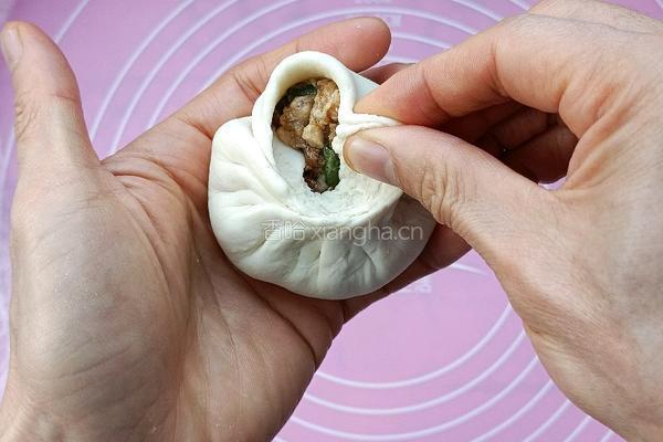 猪肉豆角馅包子的做法图解24