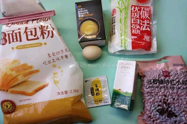 蜜豆吐司的做法图解1