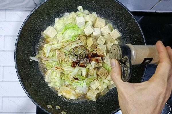 冻豆腐炖白菜的做法图解15