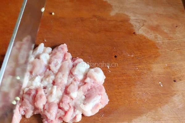 肉沫四季豆的做法图解3