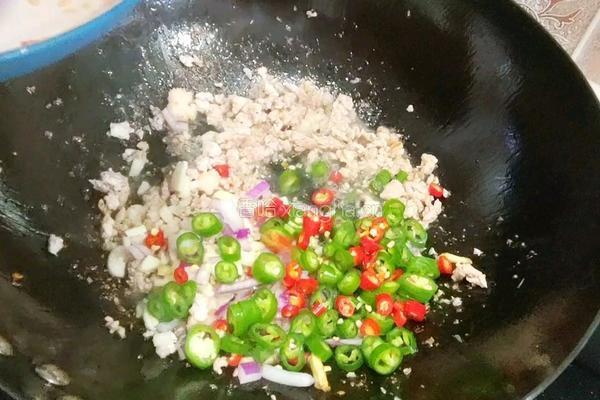 肉沫四季豆的做法图解6