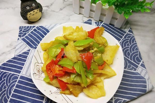 莴笋炒肉皮的做法图解11