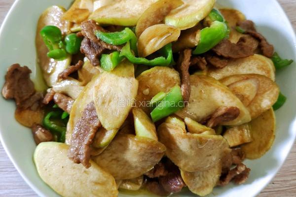 篙笋肉炒肉的做法图解6