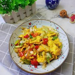 大葱炒鸡蛋的做法[图]