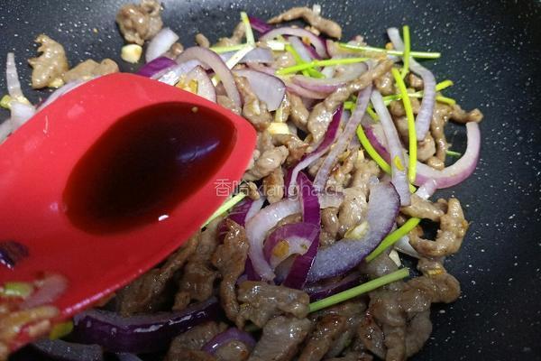圆葱炒牛肉的做法图解9
