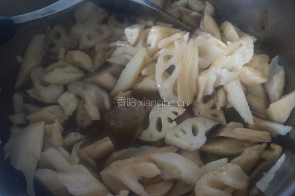 糖醋莲藕的做法图解4