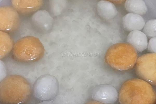 紫菜丸子汤的做法图解2