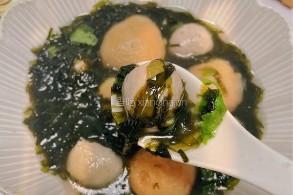 紫菜丸子汤的做法图解10