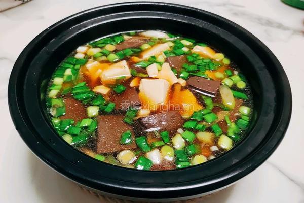鸭血豆腐汤