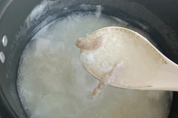 皮蛋瘦肉粥的做法图解9