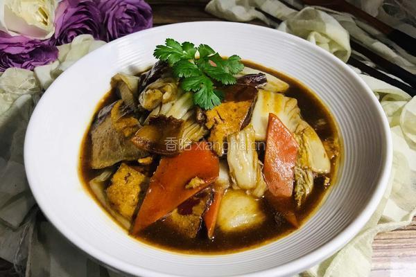 豆干遇上了白菜