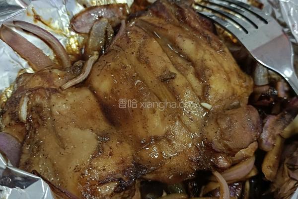 减脂鸡肉无油无盐烤箱版的做法图解9