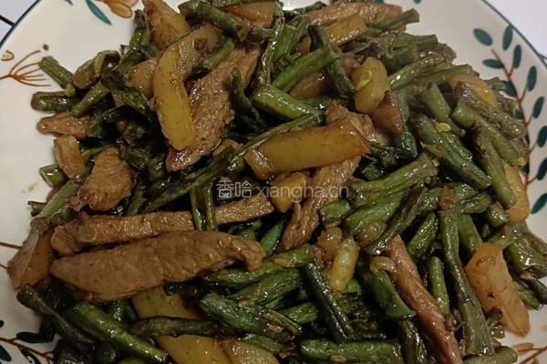豇豆土豆条炒肉的做法图解12
