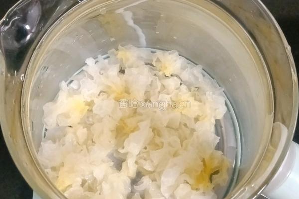 苹果银耳酒酿的做法图解2