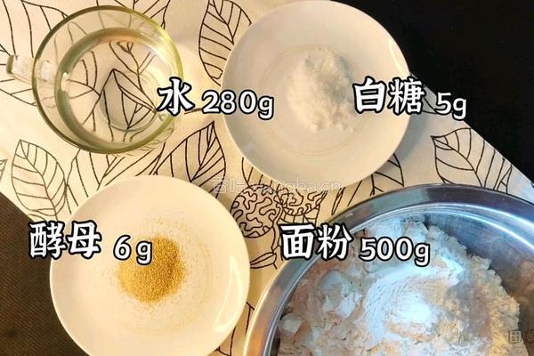 花生红糖发面饼的做法图解1