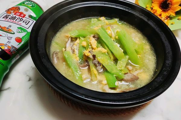 莴笋平菇鸡蛋汤的做法图解7