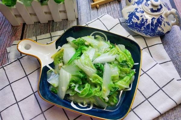 蒜蓉芽白的做法图解8