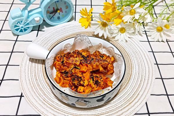 黑芝麻红薯饼的做法图解13