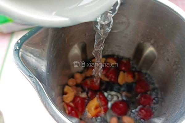 大米黑米米糊的做法图解10