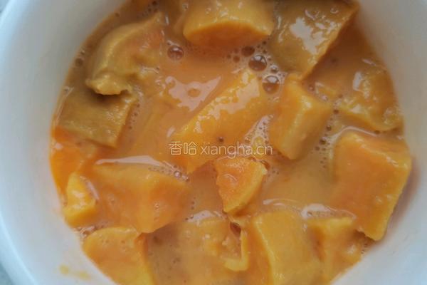 微波炉版红薯花生糕的做法图解5