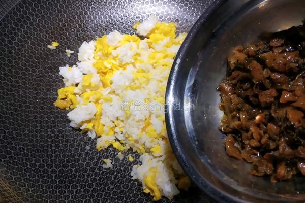 外婆菜蛋炒饭的做法图解7