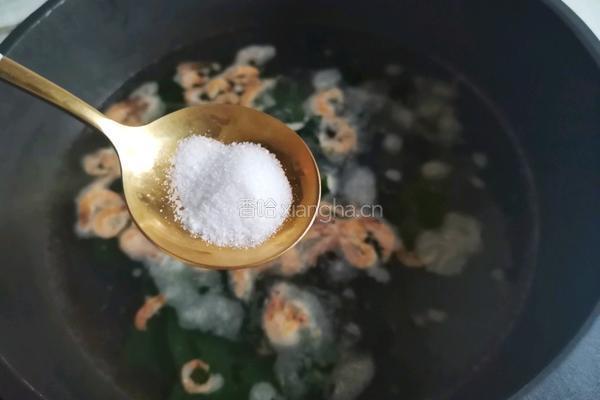 裙带菜鸡蛋豆腐汤的做法图解8