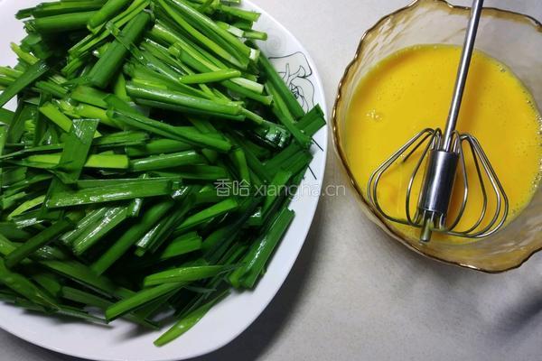 韭菜炒鸡蛋的做法图解3