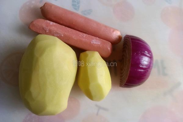 土豆洋葱焖饭的做法图解1