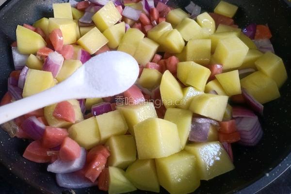 土豆洋葱焖饭的做法图解9