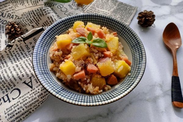 土豆洋葱焖饭的做法图解15