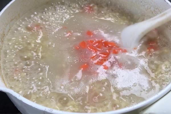 苦菊小米粥的做法图解6
