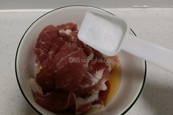 蒜苔炒肉的做法图解4