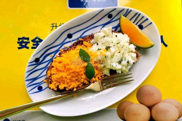 花心思的鸡蛋三明治的做法图解8