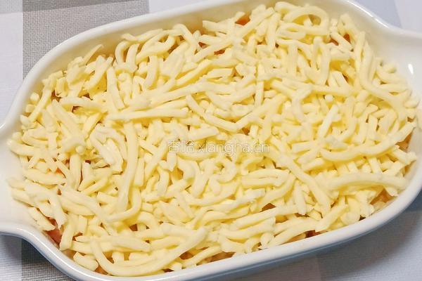 香肠时蔬焗饭的做法图解9