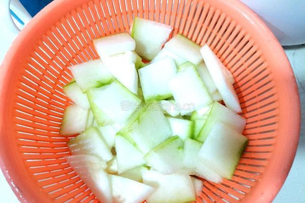 肉沫烧冬瓜的做法图解1