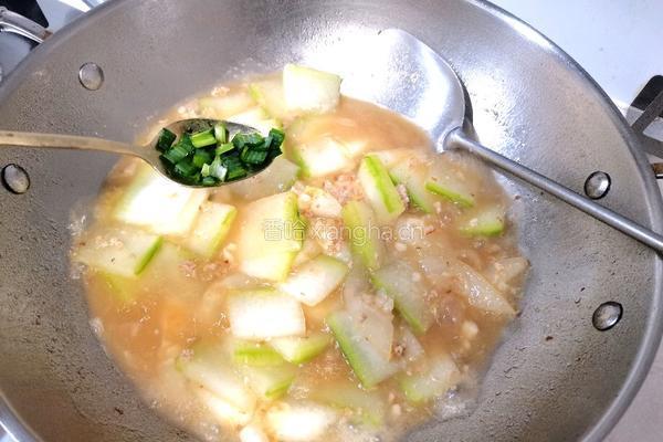 肉沫烧冬瓜的做法图解7