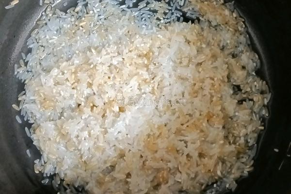 大米糙米花生粥的做法图解4