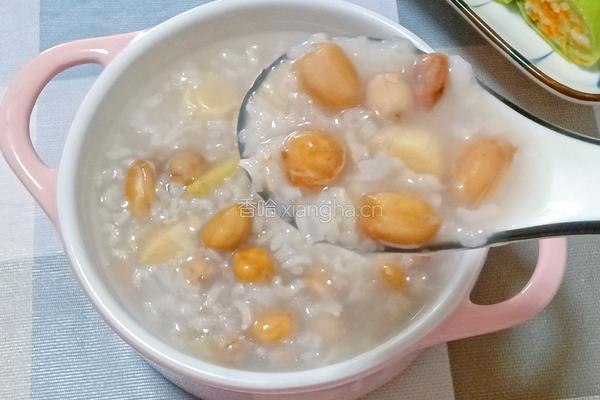 大米糙米花生粥的做法图解10