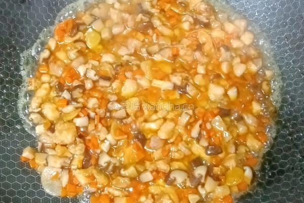 香菇胡萝卜鸡肉盖饭的做法图解12